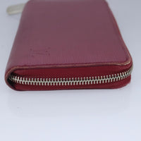 Louis Vuitton Zippy Wallet Pink Leather Wallet (Pre-Owned)