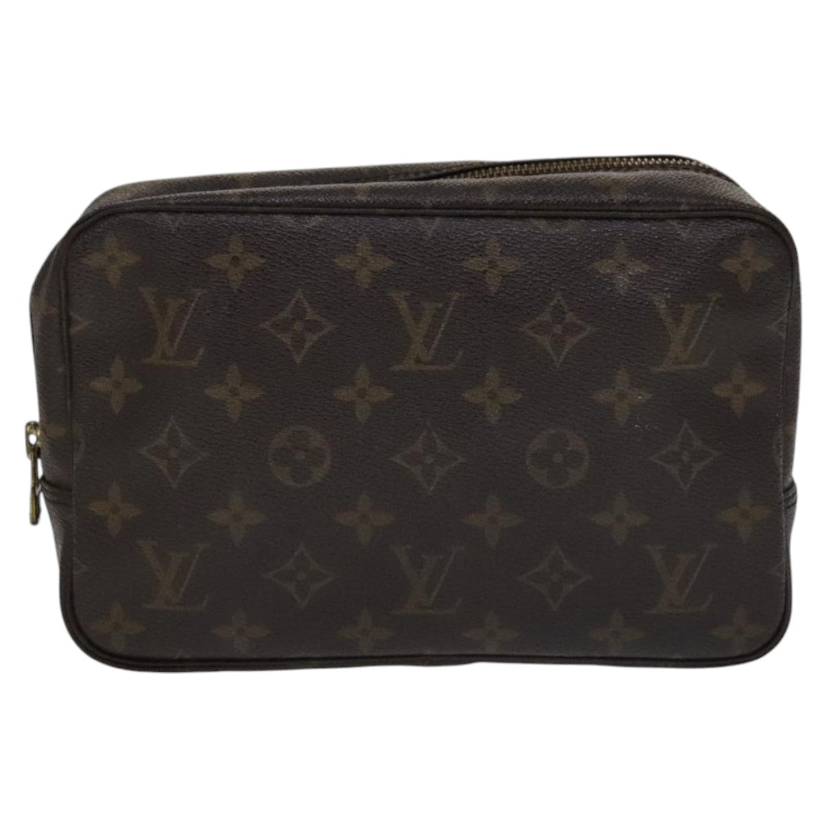 Louis Vuitton Trousse De Toilette Brown Canvas Clutch Bag (Pre-Owned) OS Brown