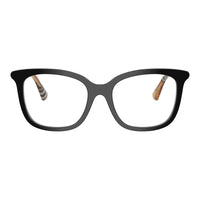 Burberry Eyeglasses Square Full Rim, Black Frame and Clear Demo Lens Lens BE24304161