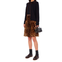 Max Mara Studio Max Mara Studio Leopard Falange Skirt Women