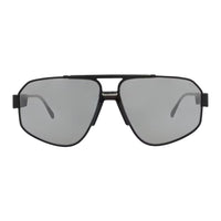 Philipp Plein Sunglasses Aviator Full Rim, Gold Frame and Smoke Lens SPP106M0302