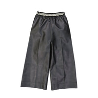 Stella Mccartney Cropped Leather Effect Pants Women