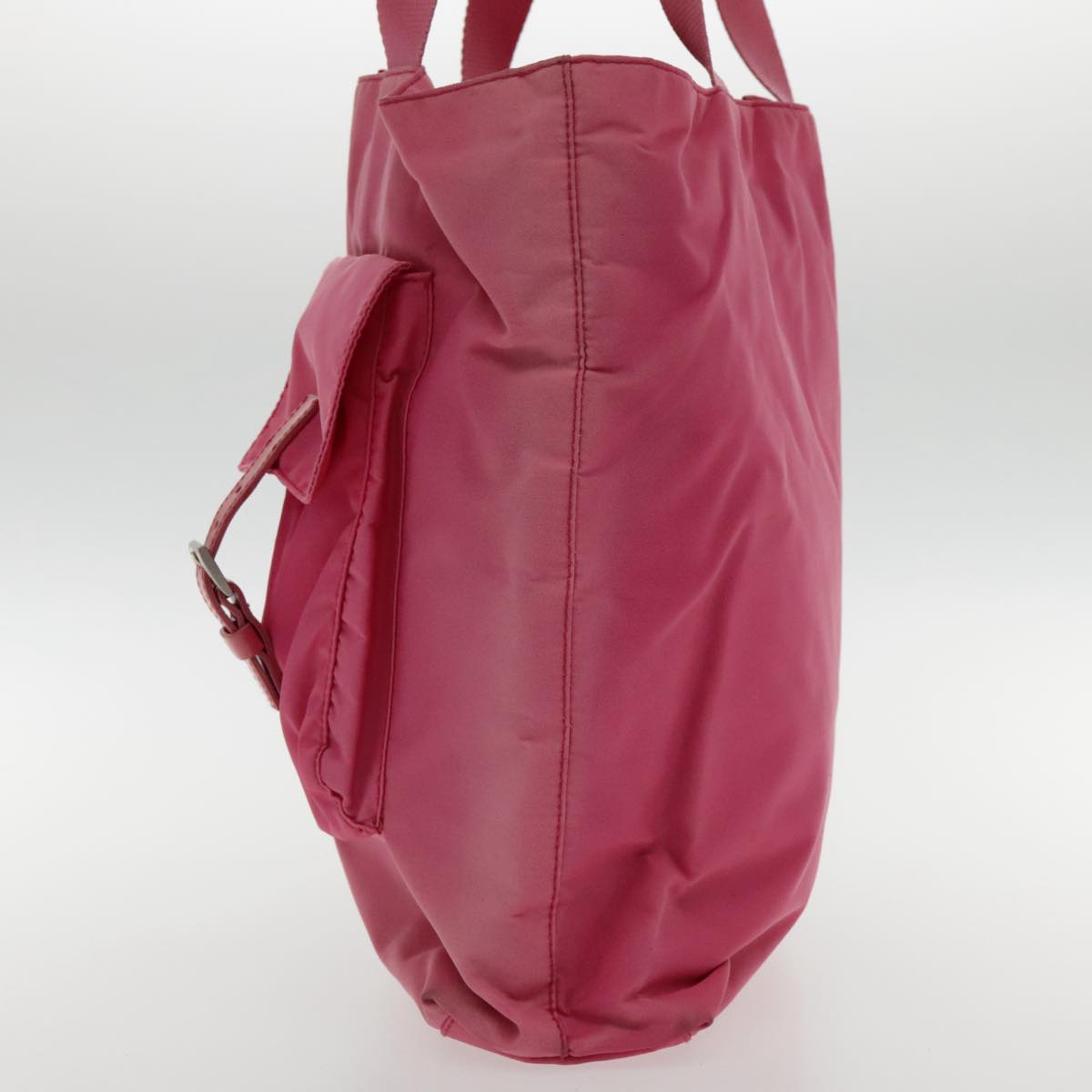 Prada Tessuto Pink Synthetic Tote Bag (Pre-Owned)