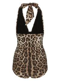 Dolce & Gabbana Women Leopard-Print Swimsuit