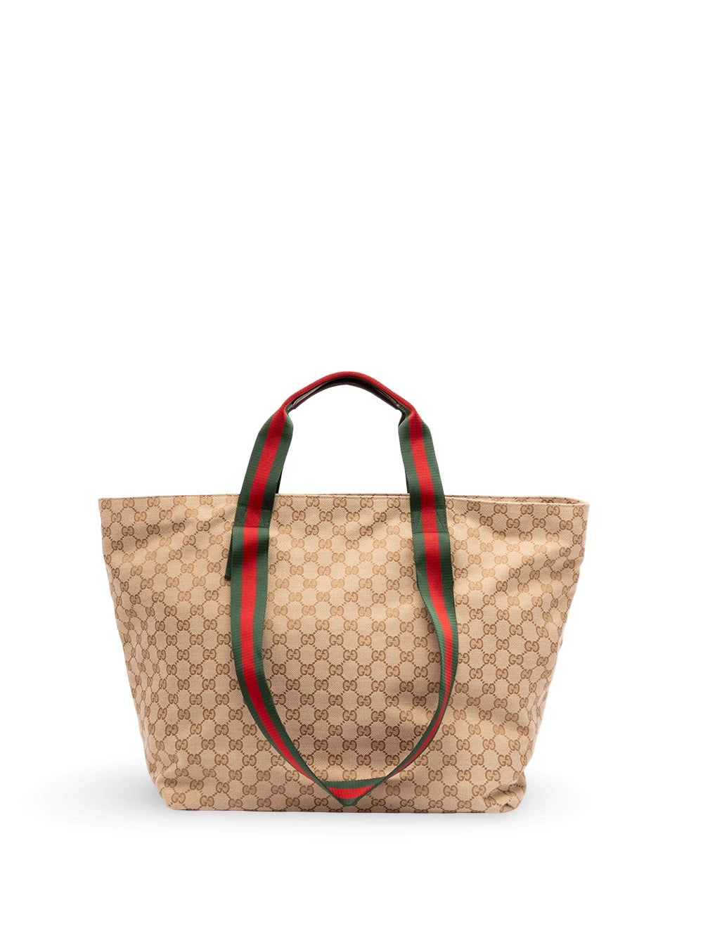 Gucci Men `Gg` Canvas Tote Bag