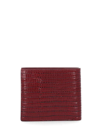 Tom Ford Tom Ford Men T Line Lizard-Effect Leather Wallet