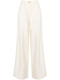 Forte_forte Forte_Forte Women Viscose And Cotton Twill Trousers