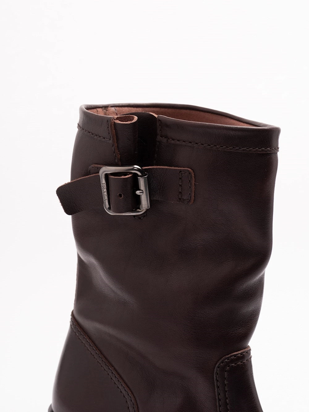 Prada Prada Women Leather Mid-Calf Boots