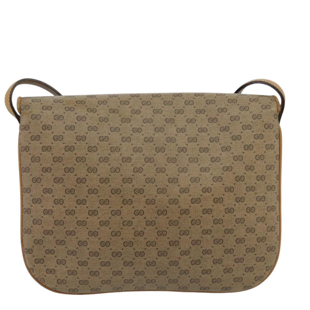 Gucci Beige Canvas Shoulder Bag (Pre-Owned)