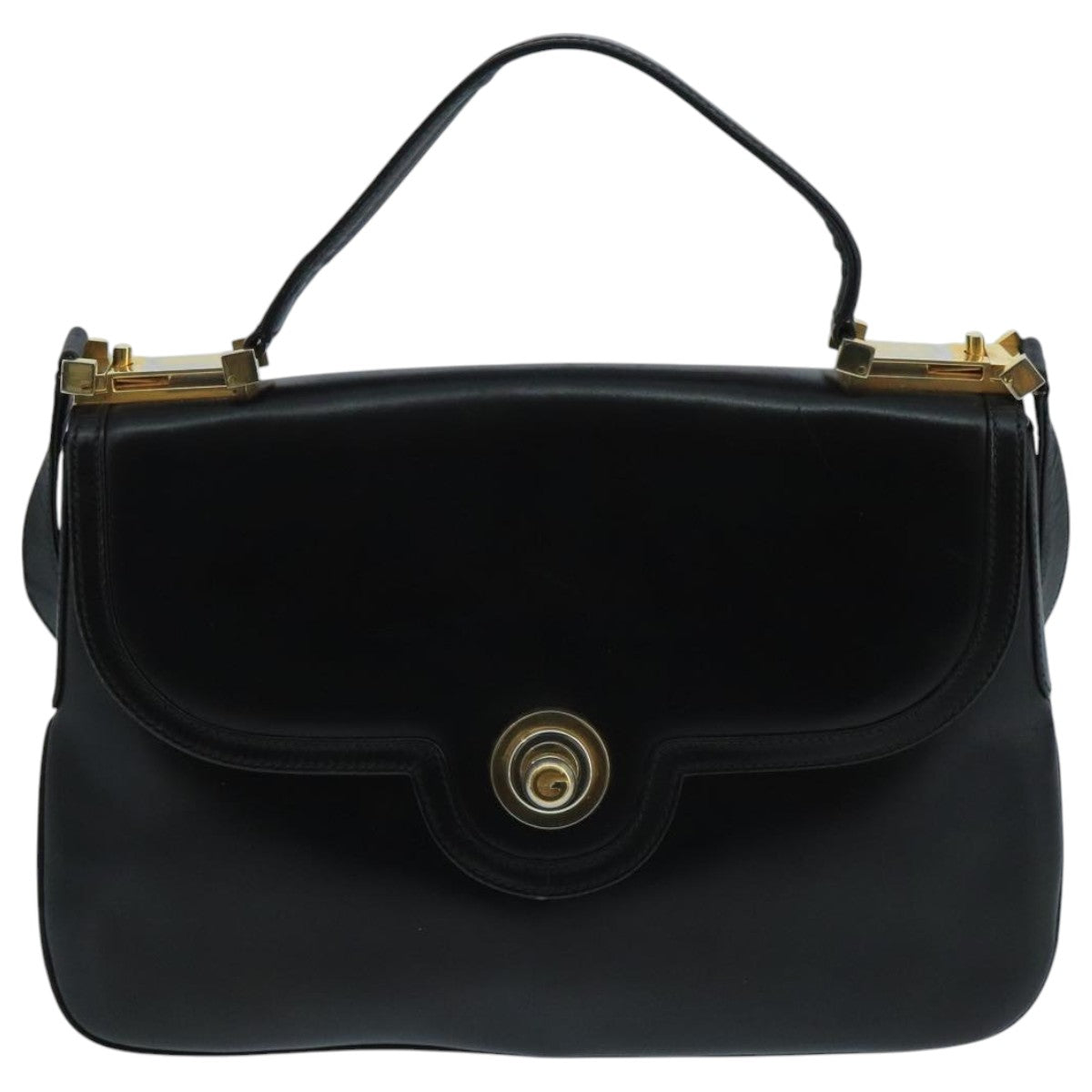 Gucci Black Leather Shoulder Bag (Pre-Owned)