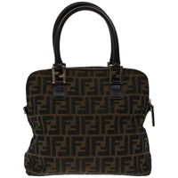 Fendi Zucca Brown Canvas Handbag (Authentic Pre-Loved)