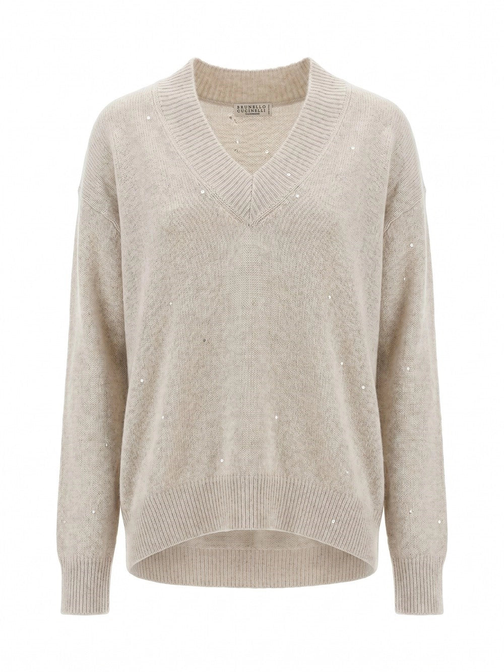 Brunello cucinelli Brunello Cucinelli Women Cashmere And Silk Diamond Yarn Sweater
