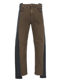 Maison Margiela Maison Margiela Men "Spliced" Cotton Jeans
