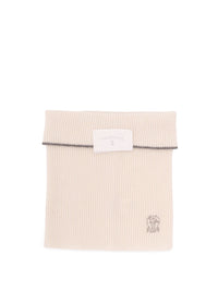 Brunello Cucinelli Men Cashmere Rib Knit Neck Warmer
