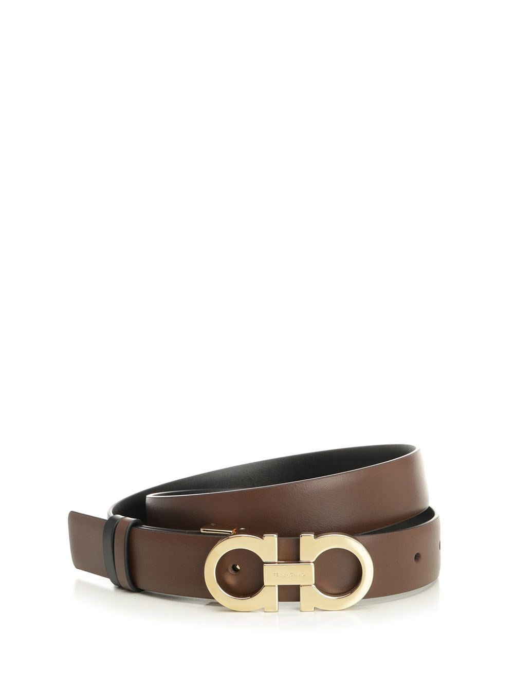 Ferragamo Ferragamo Women Reversible And Adjustable "Gancini" Belt
