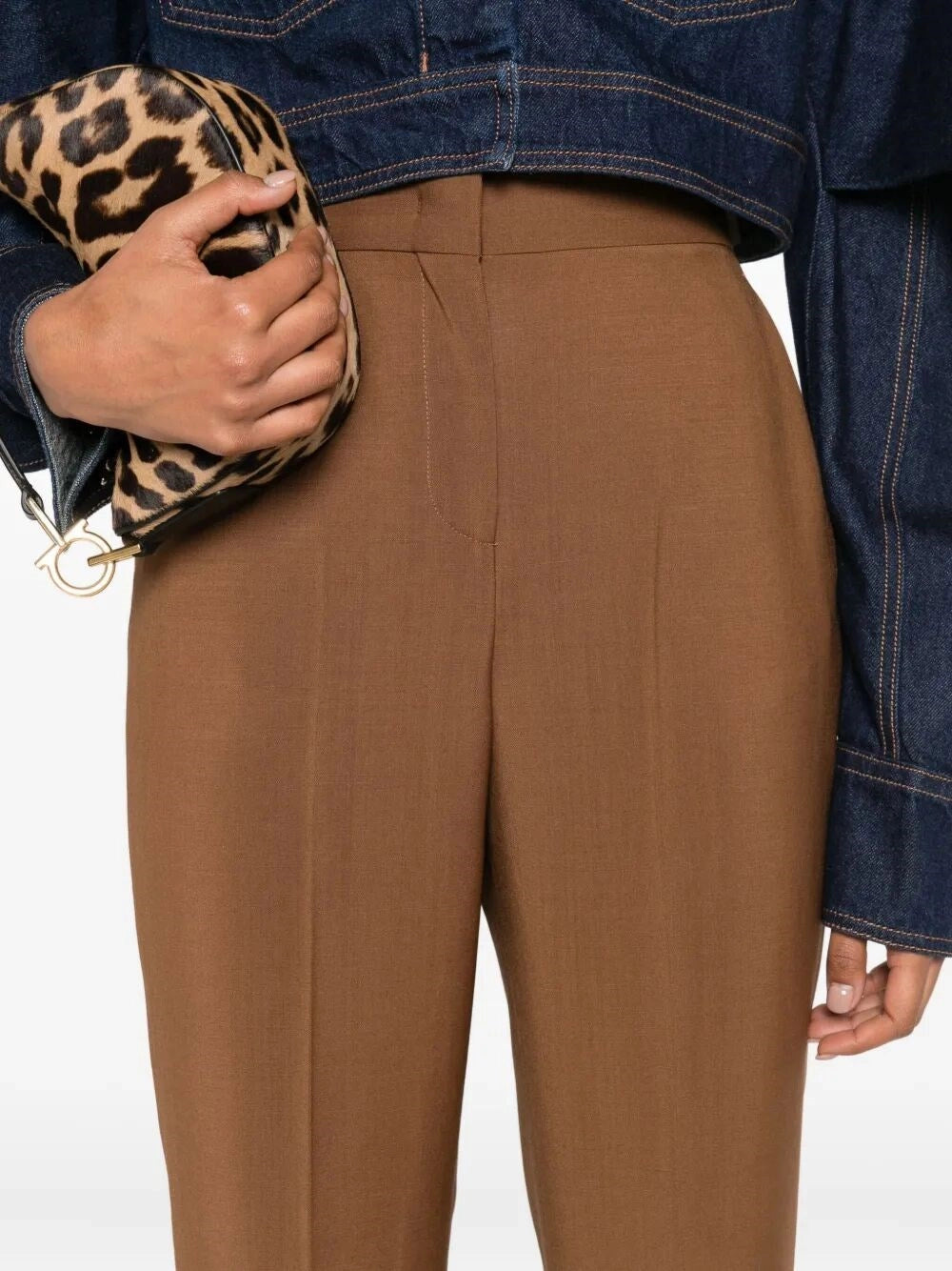 Fendi Women Wool Mohair Pants