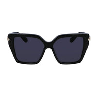 Salvatore Ferragamo Sunglasses Cat Eye Full Rim, Black Frame and Grey Lens SF1106S001