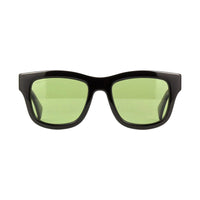 Gucci Sunglasses Square Full Rim, Black Frame and Green Lens GG1135S001