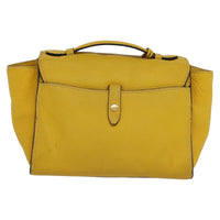 Prada Daino Yellow Leather Handbag (Pre-Owned)