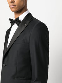 Tagliatore Men Black Wool Tuxedo