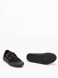 Prada Prada Men Speedrock Leather And Mesh Fabric Sneakers
