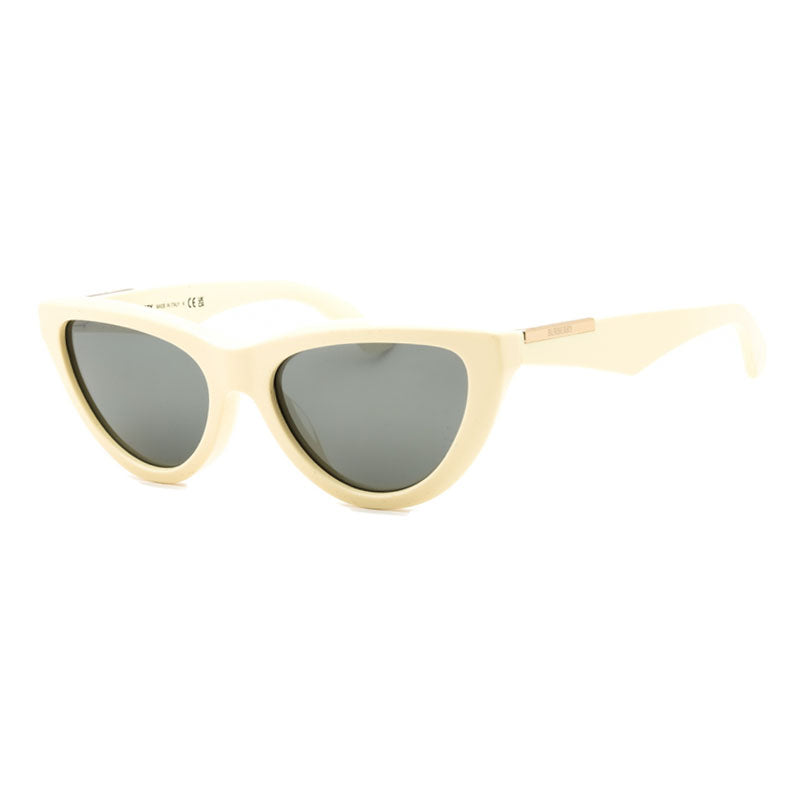 Burberry Sunglasses Cat Eye Full Rim, Yellow Frame and Grey Mirror Silver Lens BE4436U41456G