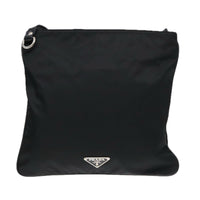 Prada Re-Edition Black Canvas Shoulder Bag (Authentic Pre-Loved)