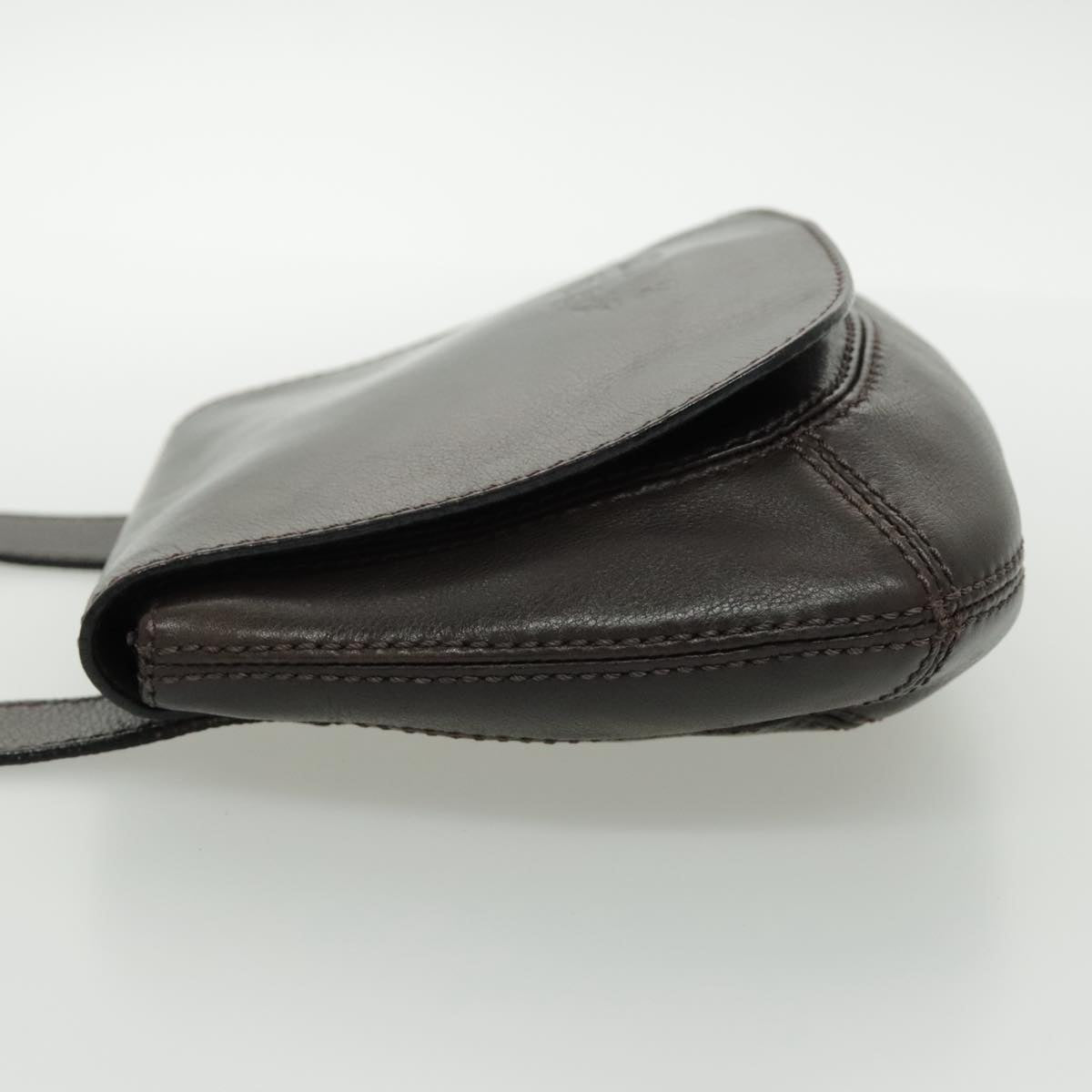 Bally Black Leather Shoulder Bag (Pre-Owned)
