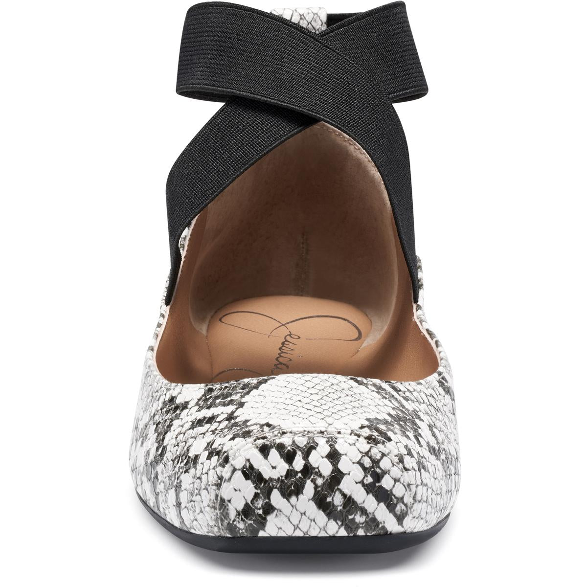 Jessica Simpson Womens Mandalaye Snake Print Ballet Flats