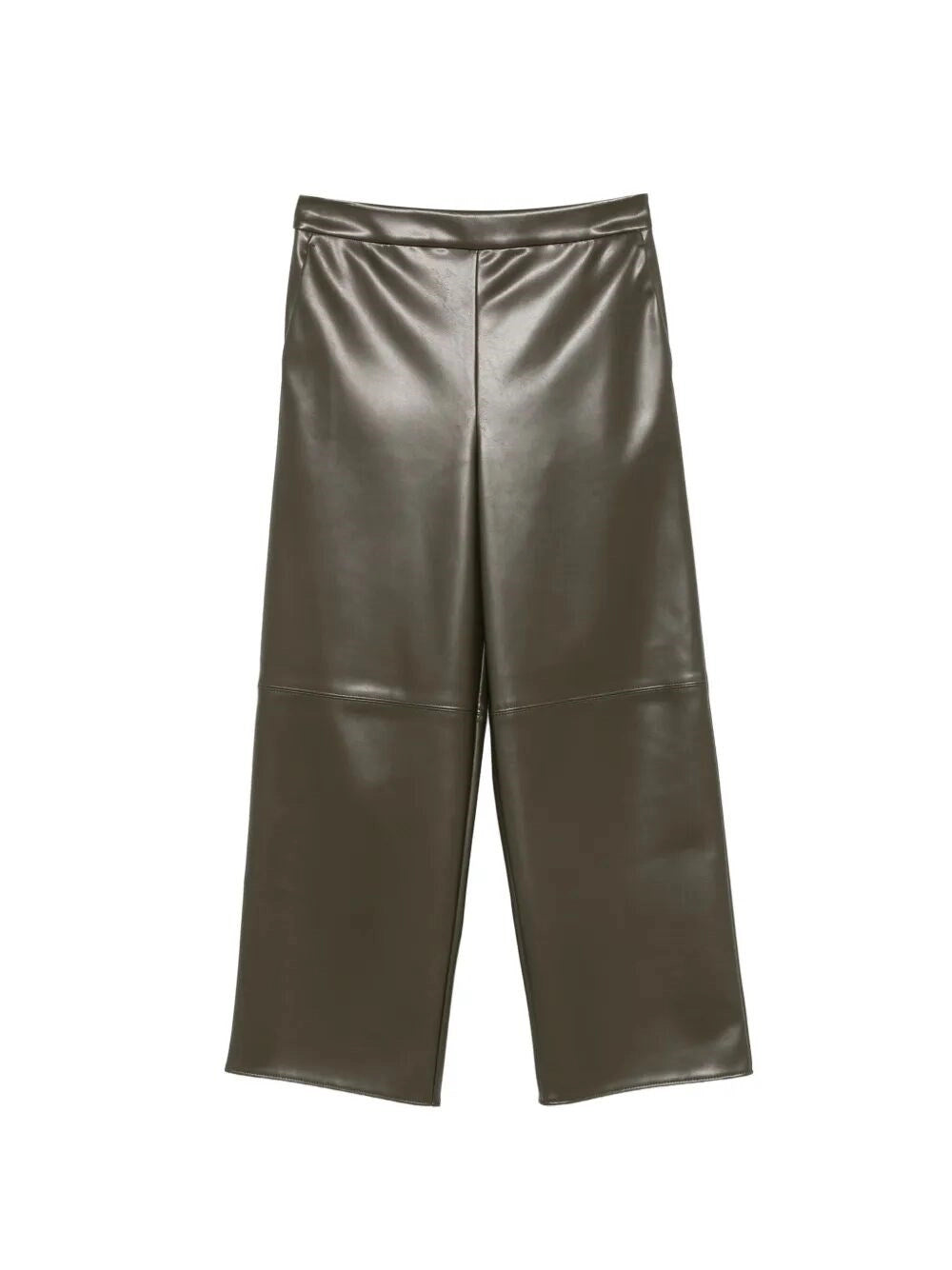 Max mara Max Mara Women Maxmara `S Leather-Look Cropped Pants
