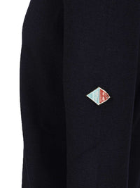 Bottega Veneta Men Navy Blue Wool Turtleneck Sweater
