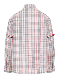 Thom Browne Men Oversized Cotton Poplin Shirt