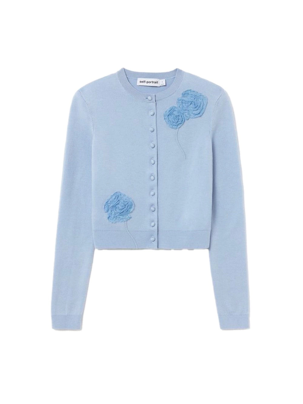 Self-portrait Self-Portrait Women Flower Knit Cardigan