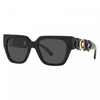 Versace Versace Sunglasses Square Full Rim, Black Frame and Dark Grey Lens VE4409GB1/87