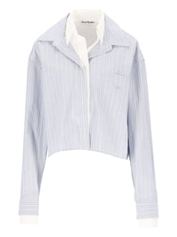 Acne Studios Women Layered Striped Shirt