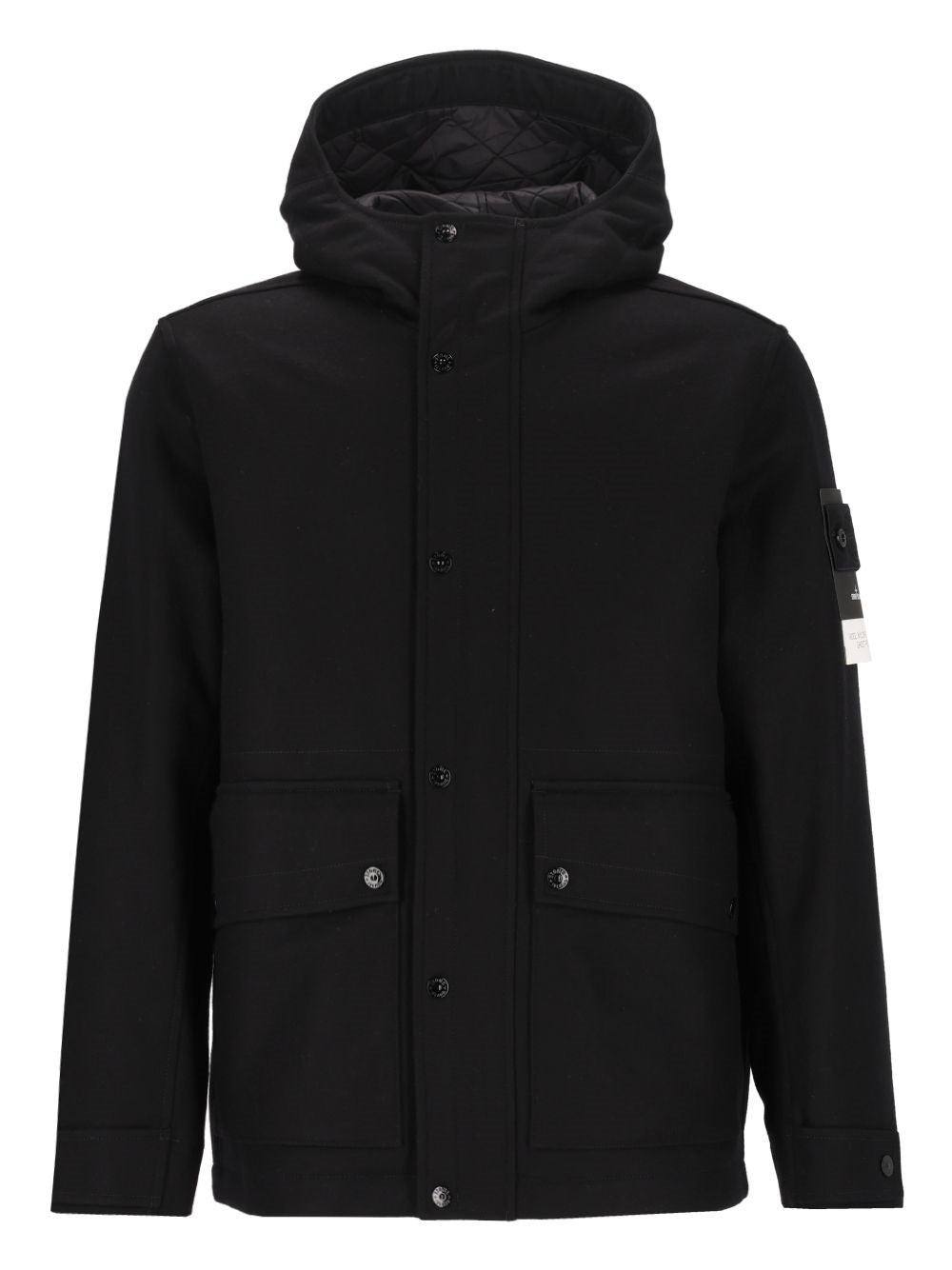 Stone Island Men Cloth Hooded Coat