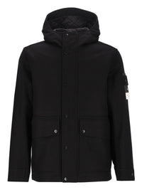 Stone Island Men Cloth Hooded Coat