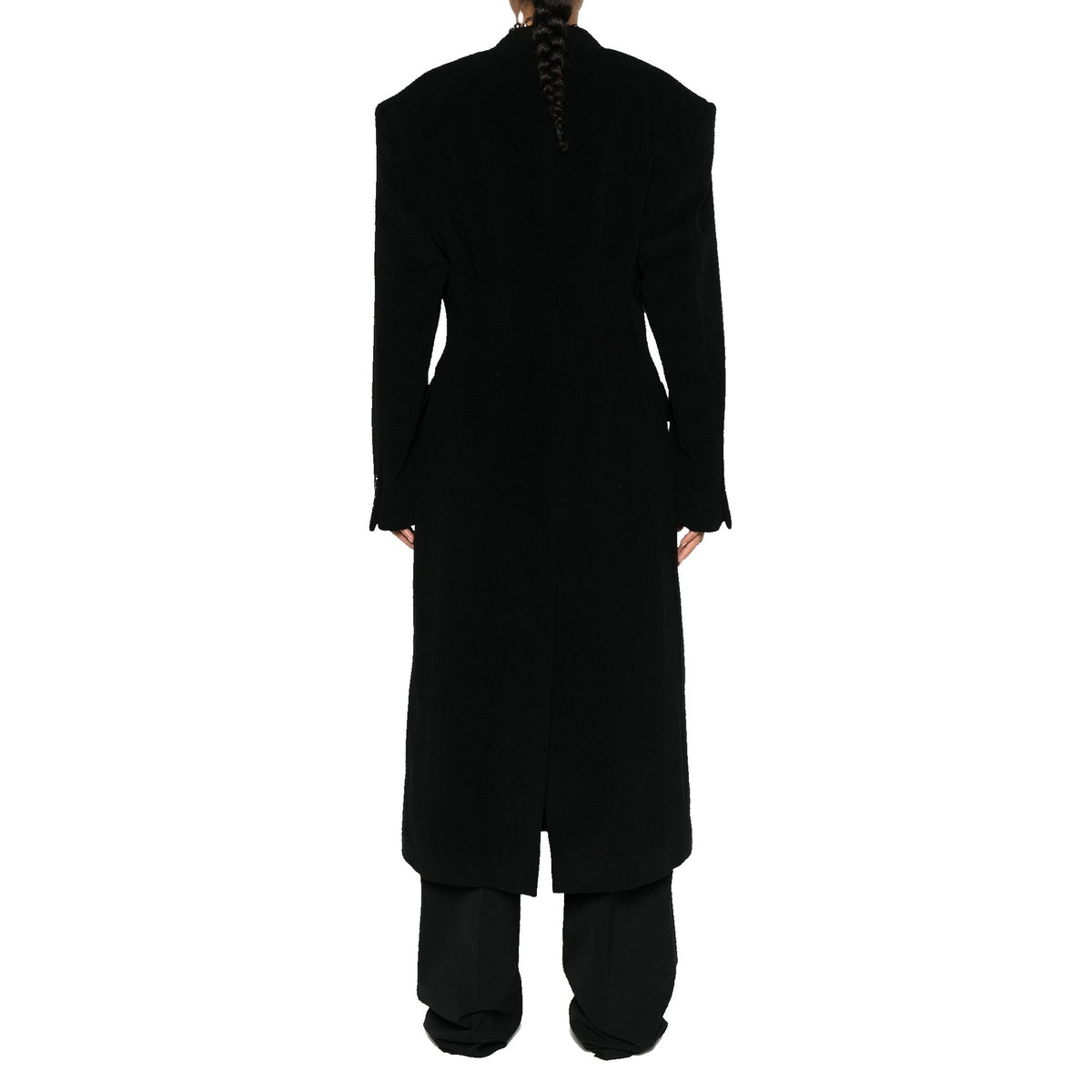 Balenciaga Balenciaga Cashmere And Wool Cinched Coat Women