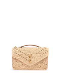 Saint laurent Saint Laurent Women `Loulou` Medium Raffia Bag