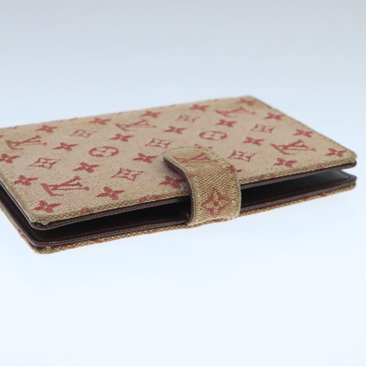 Louis Vuitton Agenda Pm Red Canvas Wallet  (Pre-Owned)