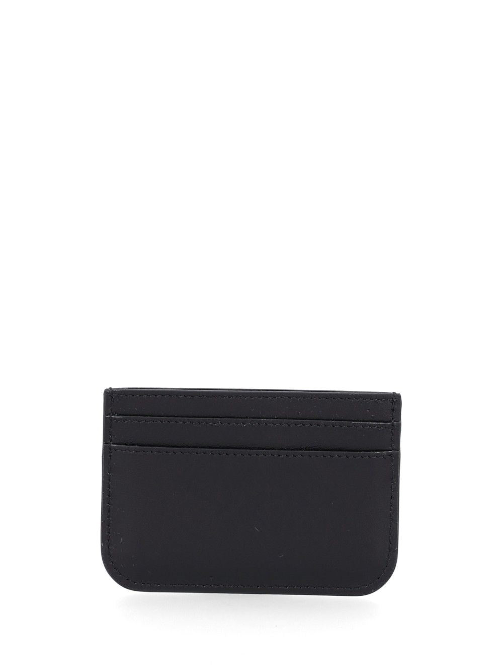 Fendi Fendi Women Leather Card Holder With Ff Logo