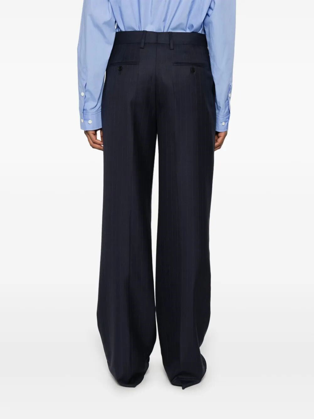 Prada Women Pinstriped Pants