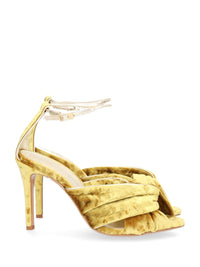 Forte_Forte Women Heliodore High Heel Velvet Crossover Sandal