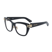 Dior Eyeglasses Square Full Rim, Shiny Black Frame and Clear Blue Block Lens Lens CDIOROS1F10BB