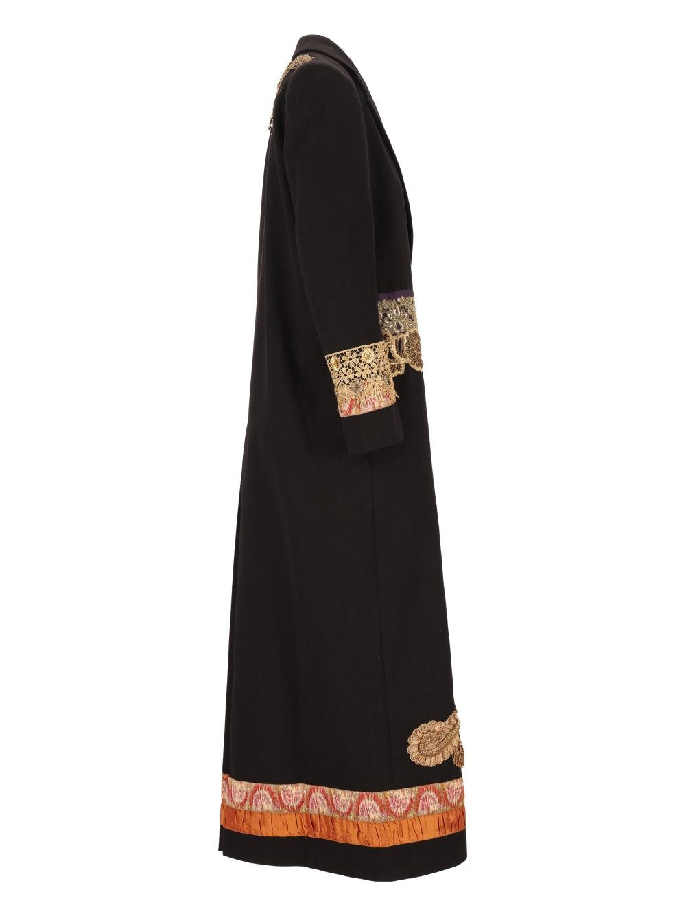 Dries Van Noten Women Embellished Wool Longline Coat