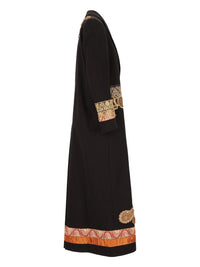 Dries Van Noten Women Embellished Wool Longline Coat