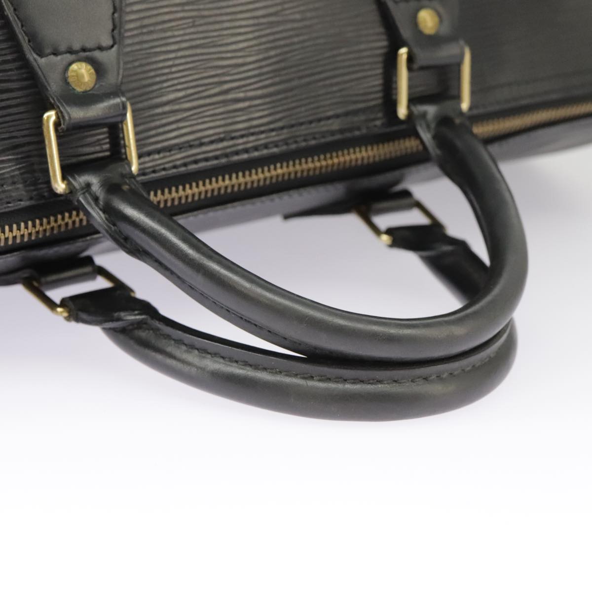 Louis Vuitton Speedy 35 Black Leather Handbag (Pre-Owned)