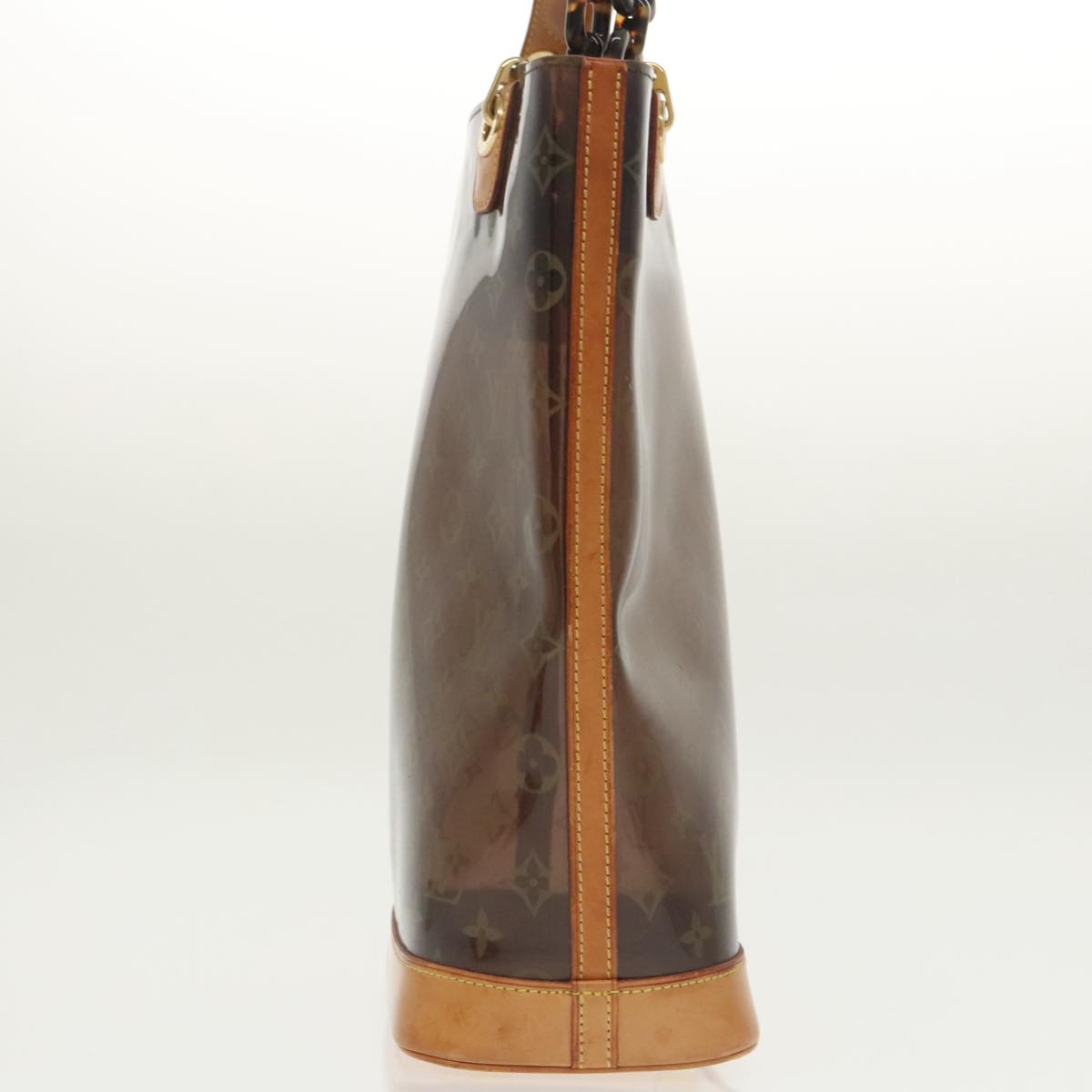 Louis Vuitton Ambre Brown Vinyl Tote Bag (Pre-Owned)