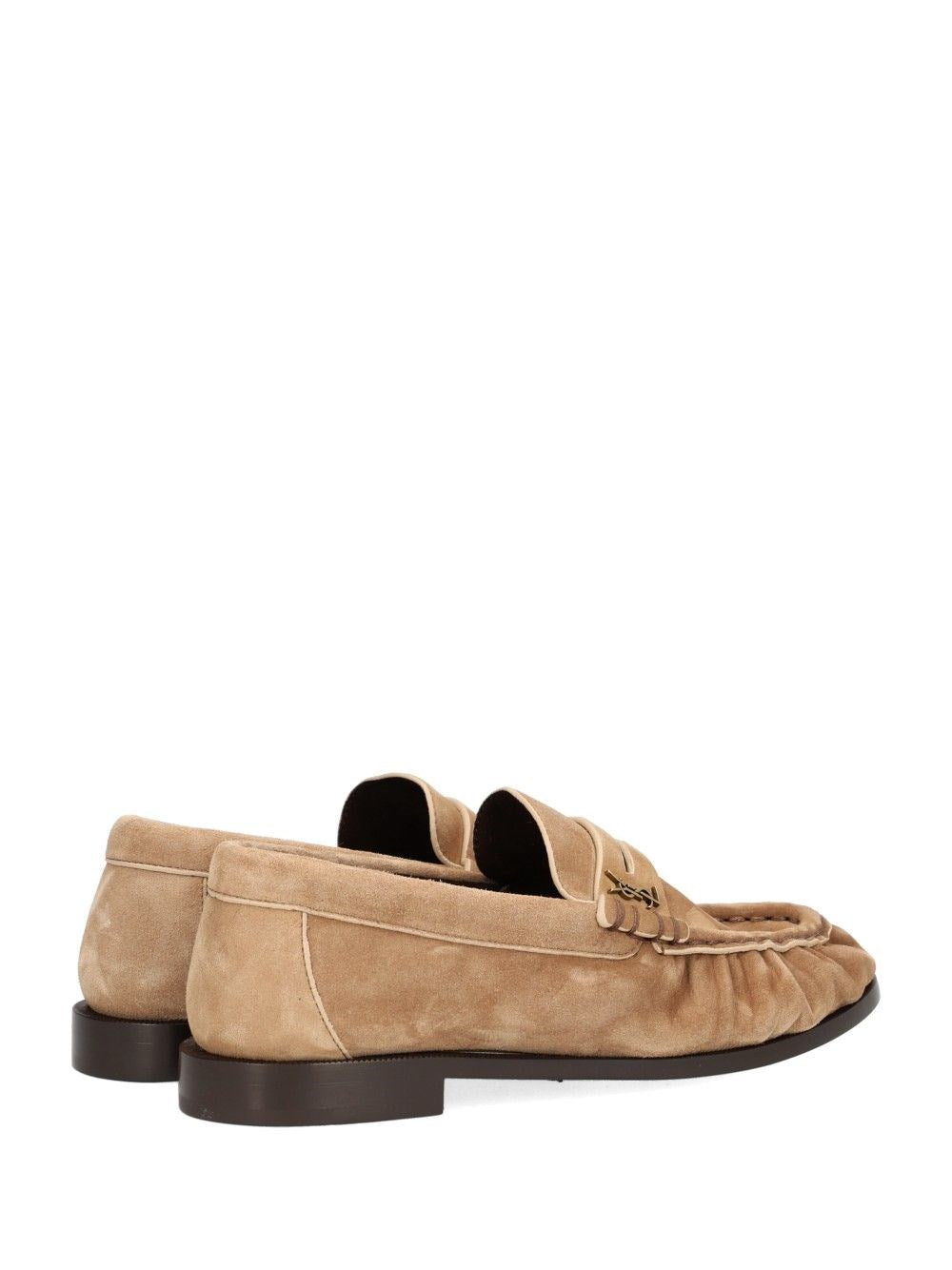 Saint Laurent Women Le Loafer Suede Moccasin