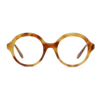 Loewe Loewe Eyeglasses Square Full Rim, Light Havana Frame and Clear Demo Lenses Lens LW50082I053
